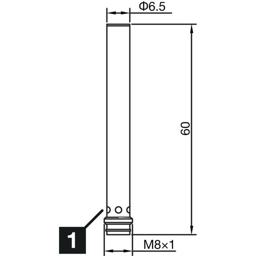 Di-soric - Induktiver Näherungsschalter Induktiver Näherungssensor INSM-6D5-B01NS-T3 1mm, bündig