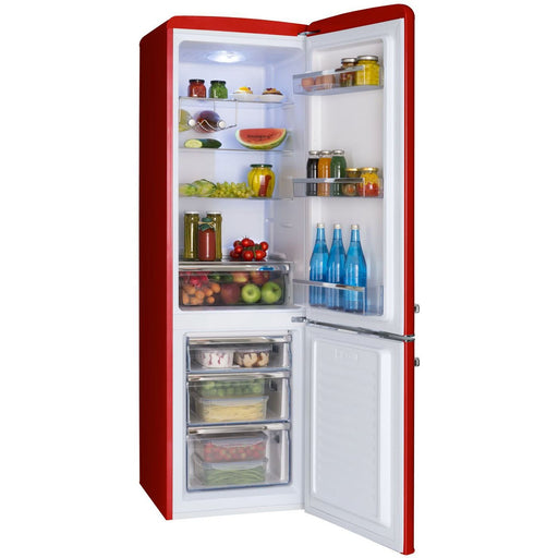 Amica - Kühl-/Gefrierkombination Kühl/Gefrierkombi KGCR 387 102 R RETRODESIGN