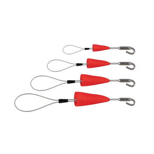 Runpotec - Kabelziehstrumpf Kabelziehschlaufe 4er-Set 10159 mit Haken