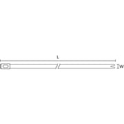HellermannTyton - Kabelbinder MBT27SS 4,6x681 edelstahl − 100 Stück
