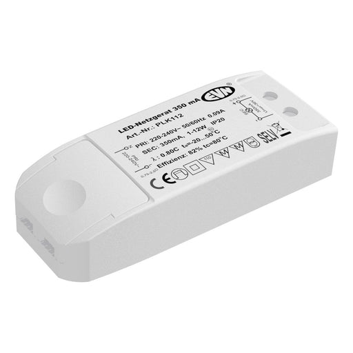 EVN Lichttechnik - LED-Betriebsgerät LED-Netzgerät PLK 112 350mA 1-12 Watt