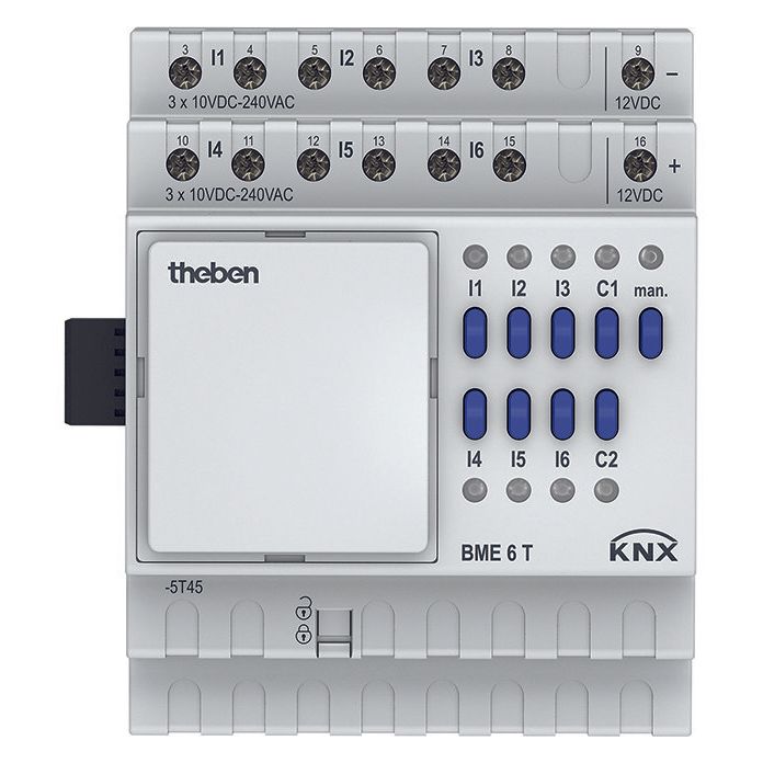 Theben - Bussystem-Binäreingang Binäreingang BME 6 T KNX MIX2,Erweiter.Modul − 1 Stück