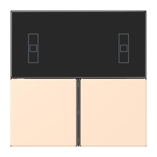 Jung - Abdeckung/Bedienelement für Installationsschalterprogramme Tastensatz 3fach LC 4093 TSA 238 terre sienne pale