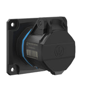 Walther Werke - CEE-Anbausteckdose (IEC 60309) CEE NEO Anbaudose FW410306SA gerade 1 6A 3P 6h