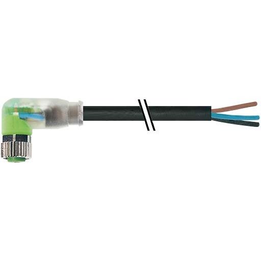Murrelektronik - Konfektioniertes Sensor-Aktor-Kabel Steckverbinder 7000-08121-6301000 M8 Bu. gewinkelt