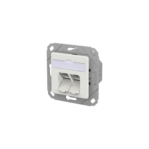 Metz Connect - Kommunikationsanschlussdose Kupfer RJ45 Anschlussdose IDC 130D381127-I verkehrsweiß − 10 Stück