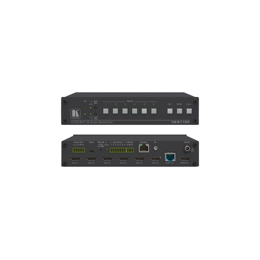 Kramer - Audio/Video-Funksystem 4K HDMI Auto-Switcher VS-611DT 6x1:2