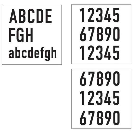 Dotlux - Mechanisches Zubehör/Ersatzteile für Leuchten Hausnummernset 4751