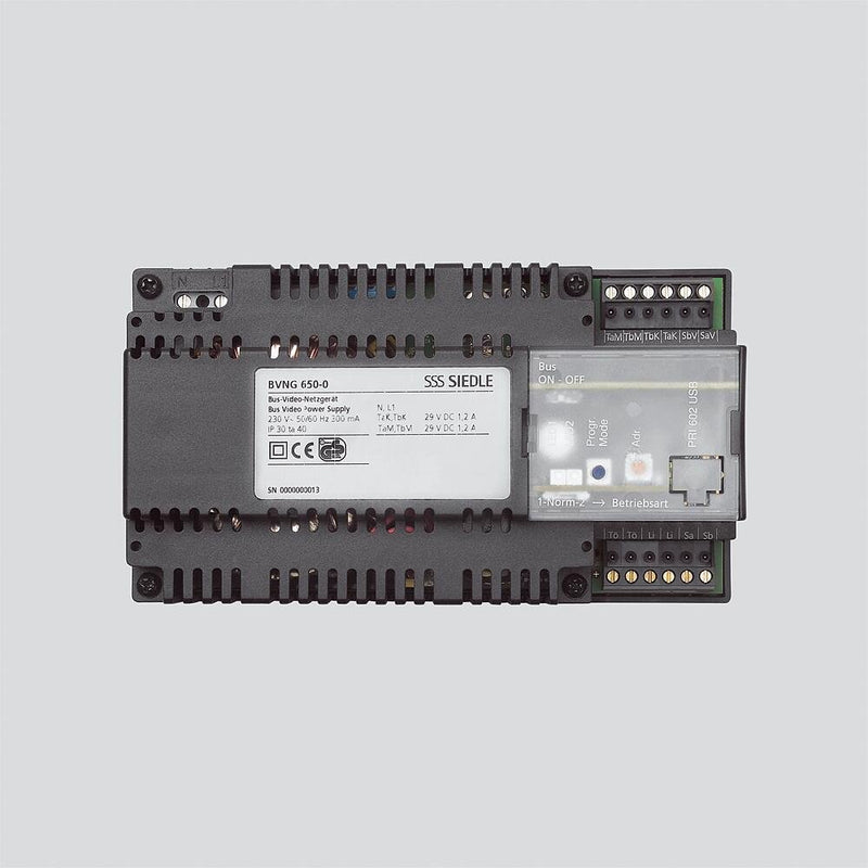 Siedle&Söhne - Netzgerät für Türkommunikation Bus-Video-Netzgerät BVNG 650-0 DE f. In-Home-Bus Video