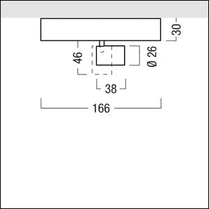 Zumtobel Group - Downlight/Strahler/Flutlicht LED-Akzentstrahler SUP2 S 1/L #42927477 3000K dim schwarz