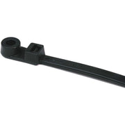 HellermannTyton - Kabelbinder Befestigungsbinder T50MS-PA66-BK (100) 165x4,6 schwarz − 100 Stück