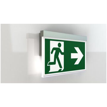 RP-Technik - Sicherheitsleuchte Rettungszeichenleuchte AXW408WL-E 8h Wireless eds-opt