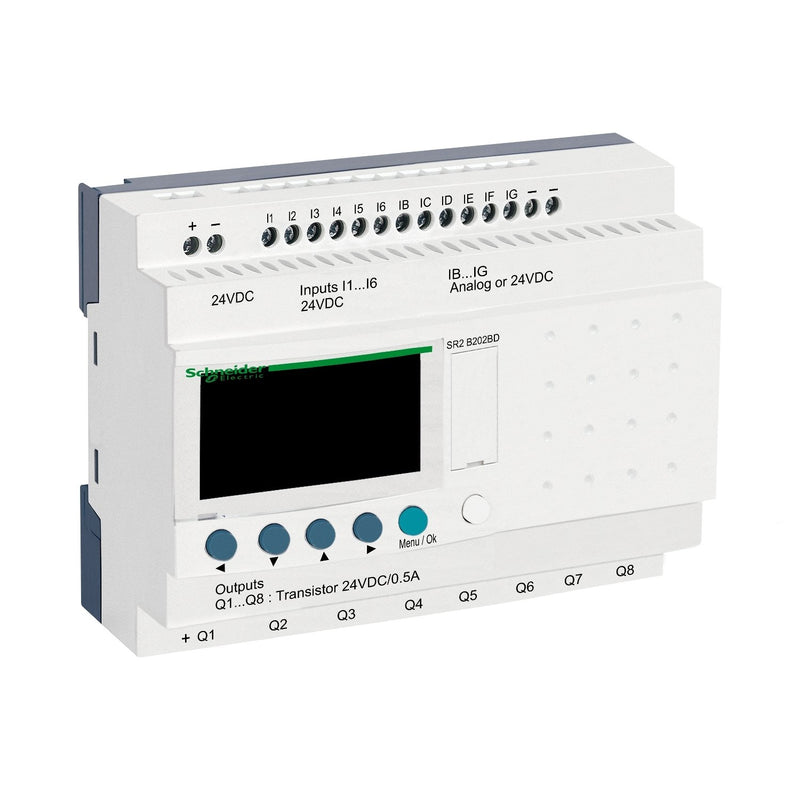 Schneider Electric - Logikmodul Zelio Logic SR2-B202BD 20 E/A 24VDC