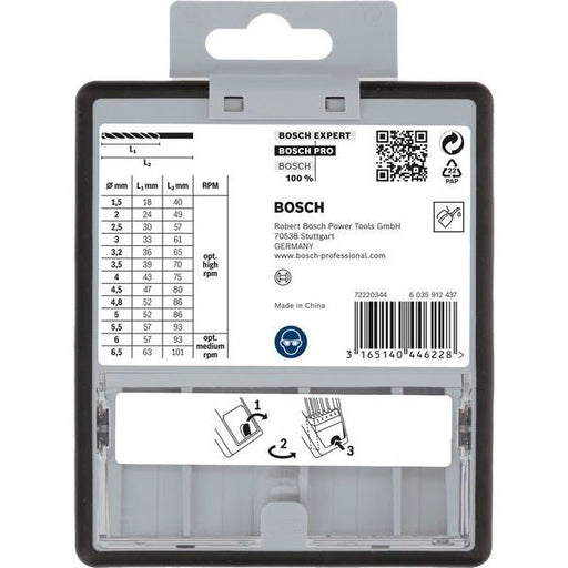 Bosch - Bohrer-Set PRO Metal HSS-G 2607010538 Spiralbohrer Set