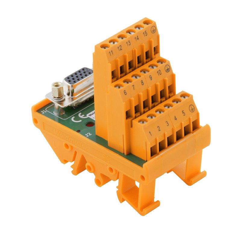 Weidmüller - Übergabemodul Übergabemodul High Density RS SD26M #1428090000 SUB-D 26pol. Stecker − 1 Stück