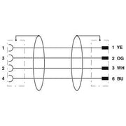 Phoenix Contact - Konfektioniertes Sensor-Aktor-Kabel Netzwerkkabel NBC-FSD/ 1,0#1407536