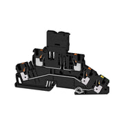 Weidmüller - Sicherungs-Reihenklemme Klemme A2T4FS-FT-PE10-36VBK PUSH IN − 50 Stück