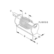 Niedax - Sammelhalterung Kabelträger Streamline HD CH 75 E3 4-10mm, max. 6-7 Stk