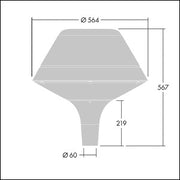 Thorn - Straßen - und Platzleuchte LED - Mastleuchte PLU O LED #96260678 18L70 R/SBPSWCL2D60L