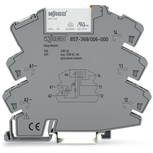 WAGO - Schaltrelais Kleinschaltrelais 857-368/006-000 m.Grundlastmodul