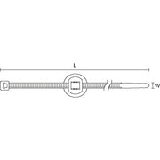 HellermannTyton - Kabelbinder Befestigungsbinder 150-55941 − 500 Stück