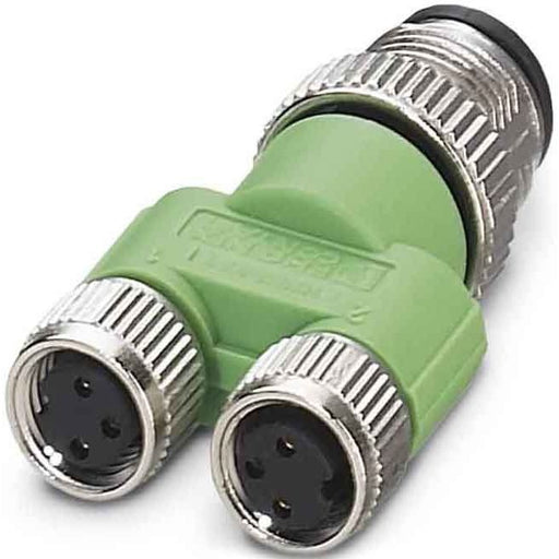 Phoenix Contact - Sensor-Aktor-Adapter Y-Verteiler M12 auf M8 SAC-3P-Y/2XM 8FS SCO − 5 Stück