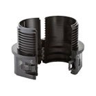 Flexa - Kunststoff-Wellschlauch-Verschraubung Kunststoff-Verschraubung RQG-Duo-M AD21,2-M20 schwarz − 10 Stück