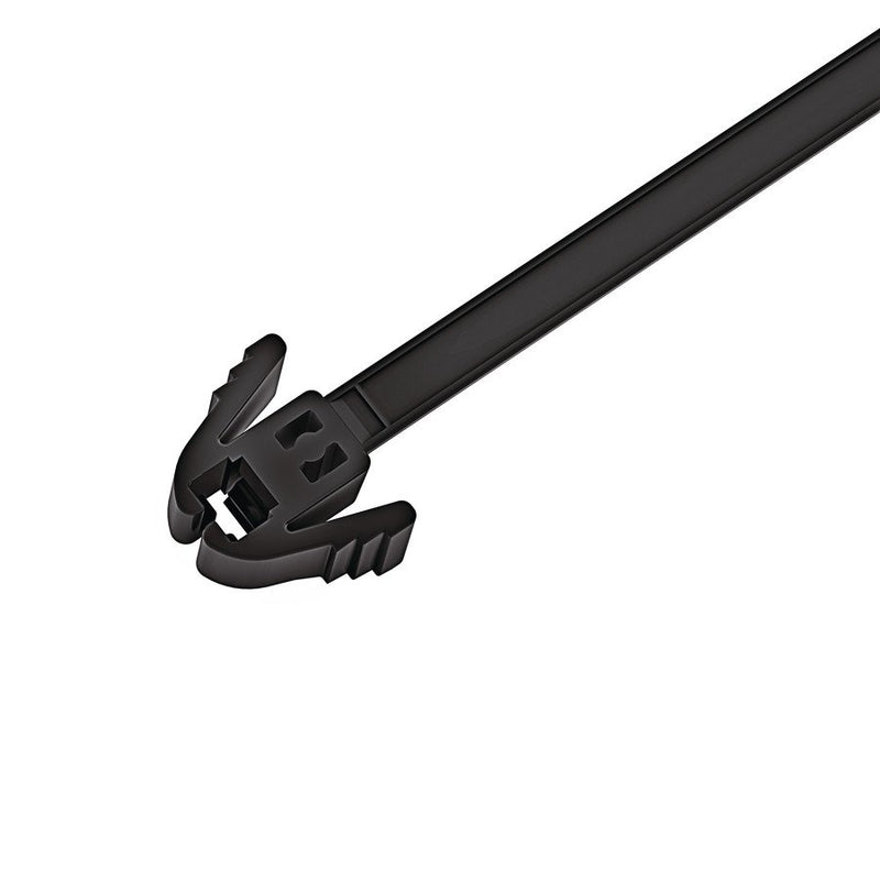 HellermannTyton - Kabelbinder REZ300-N66-BK 4,7x300 schwarz − 100 Stück