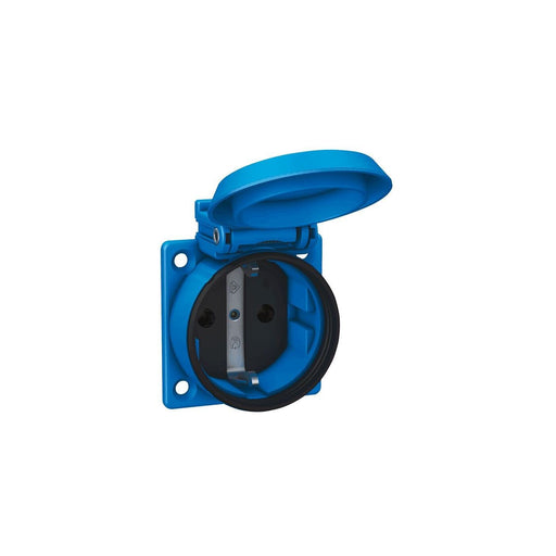 ABL - Schutzkontakt-Anbausteckdose EB-Steckdose 1562 2K bl Sk/BS − 100 Stück