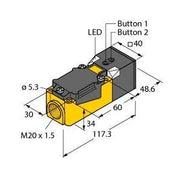 Turck - Ultraschall Taster Ultraschallsensor RU200-CP40-2UN8X2T − 1 Stück