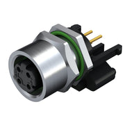 Weidmüller - Rundsteckverbinder, Einbau (PCB) Stecker SAIE-M12B-8S-H10TL M12 − 10 Stück