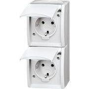 Busch-Jaeger - Steckdose SCHUKO-Zweifachsteckdose 20-02 EW-54