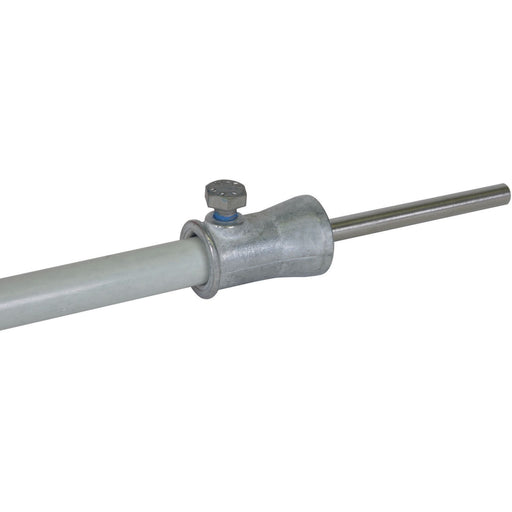 DEHN - Zubehör/Ersatzteile für Erdung und Blitzschutz Befestigungs-Adapter D16mm BA RD8 BB16 V2A ZG gerade