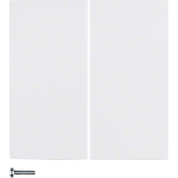Berker - Bussystem-Tastwippe KNX-Funk Taste 2fach 85146189 polarweiß glänzend