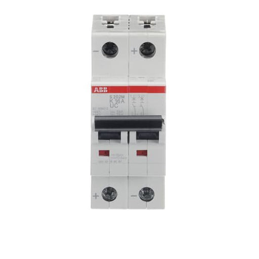 ABB Stotz S&J - Leitungsschutzschalter Sicherungsautomat S202M-K16UC 10kA 16A K 2p