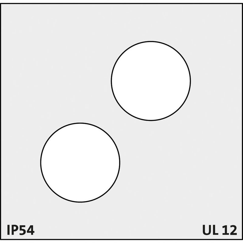 Icotek - Kabeleinsteckstutzen Kabeldurchführung KTMB-K Klemmber. 2x13-18mm − 10 Stück