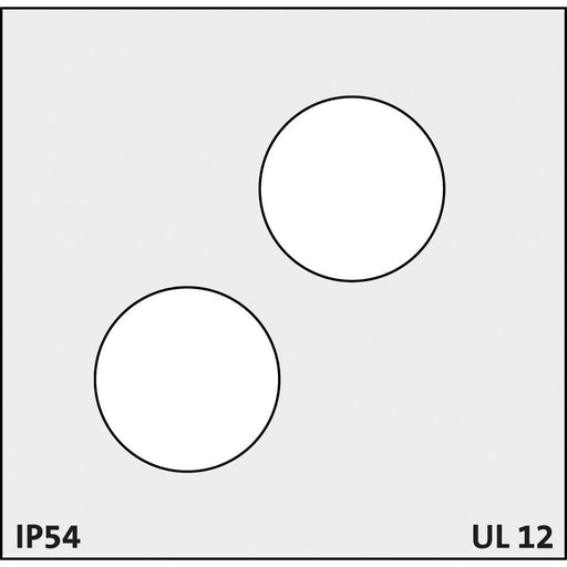 Icotek - Kabeleinsteckstutzen Kabeldurchführung KTMB-K Klemmber. 2x13-18mm − 10 Stück