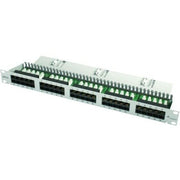 Telegärtner - Patchpanel Kupfer 19Z ISDN-Panel 1HE 100007039 MPPI50-H, gr