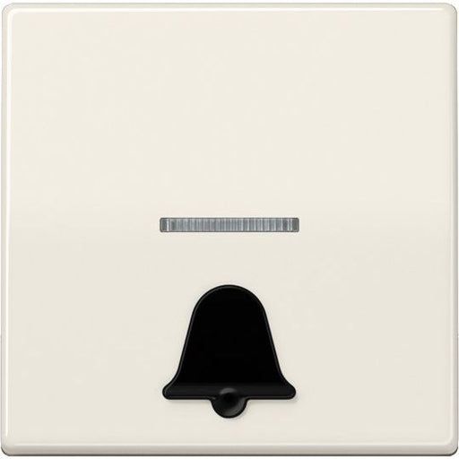 Jung - Abdeckung/Bedienelement für Installationsschalterprogramme Wippe abt.Symbol KLINGEL ABAS 591 K1KO5 für beleuchtb.Taster