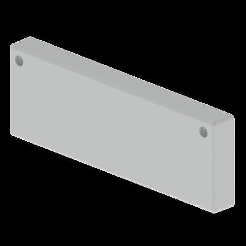 Unex - Endstück für Kabelrinne Endstück 66213 60x200 lgr − 2 Stück