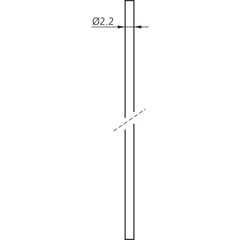 Di-soric - Lichtwellenleiter-Lichtsystem Kunststoff-Lichtleiter WRBK-1 Meterware