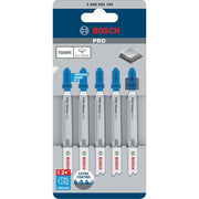Bosch - Stichsägeblatt PRO Metal thin T121GFC 2608655104VE(5) Stichsägeblatt 92 mm
