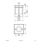 EVN Lichttechnik - Bodeneinbauleuchte LED-Bodeneinbauleuchte 679435EVA IP67