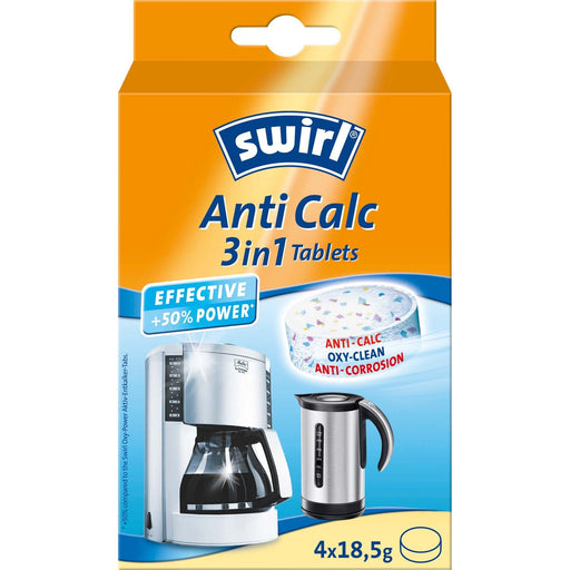 Swirl - Zubehör/Ersatzteile für Kleingeräte Entkalker Tabs AntiCalc3in1TableVE4 4X18,5g