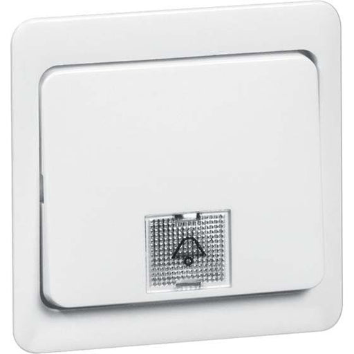 Peha - Abdeckung/Bedienelement für Installationsschalterprogramme Wippe D 80.655.02 Z WU Symbol Tür, reinweiß