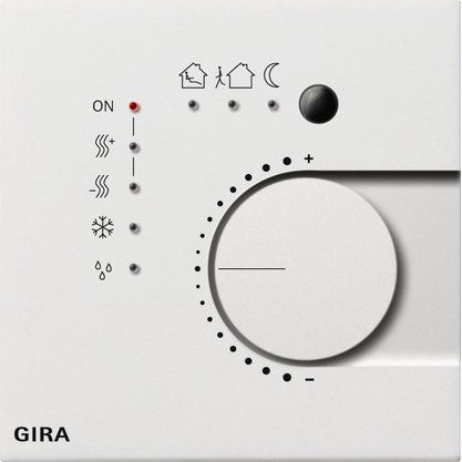 Gira - Bussystem-Raumtemperaturregler Stetigregler rws-gl 2100112 KNX/EIB