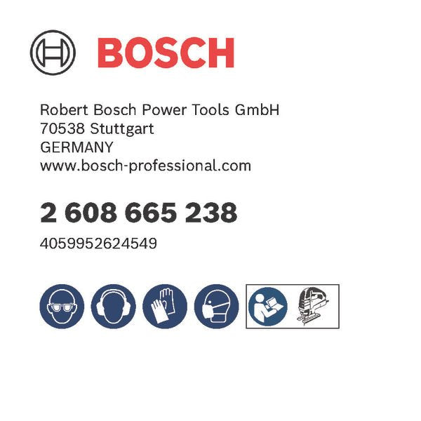 Bosch - Stichsägeblatt PRO Plastics PVC clean 2608665238VE(2) T102H Stichsägeblatt − 10 Packung