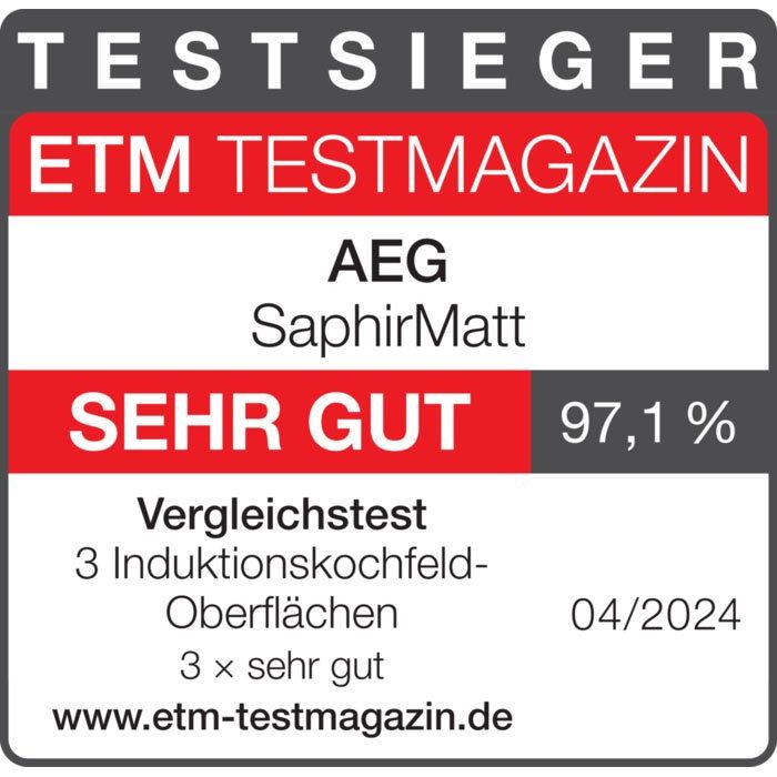 Electrolux AEG - Kochfeld EB-Autark-Kochfeld Indukt. TII84B10FZ SaphirMatt,Ecoline
