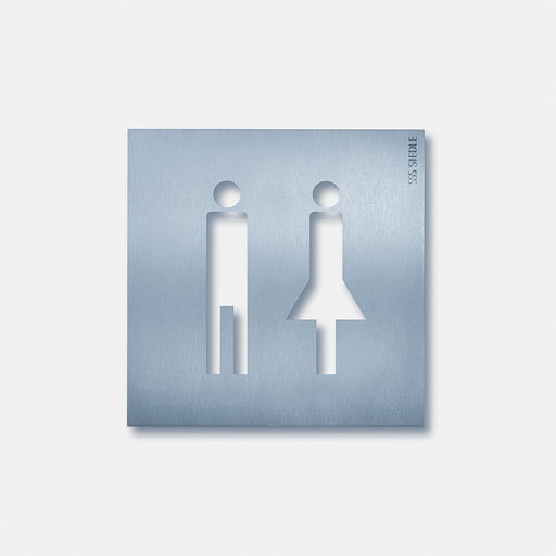 Siedle&Söhne - Kennzeichnungsmaterial Orientierungsschild OSP 0012 154x154mm Toilette