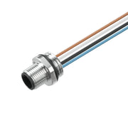 Weidmüller - Rundsteckverbinder, Einbau (mit Leitung) Steckverbinder SAIE-M12S-8-0.5U-PG9 M12